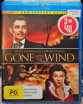 Gone with the Wind (70th Anniversary Edition, Blu-ray, 1939) + FREE POSTAGE - image 1 of 2