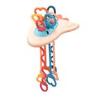 Finger Rattle Hand Shake Musical Teething Toy Montessori Safety Puller for Baby