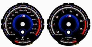 BMW E90 Instrument Cluster face (km and mph are avaliable) - Picture 1 of 1