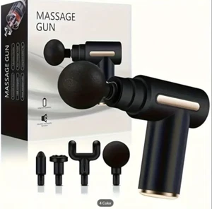 Massager Fascia Gun, Equipped With 4 Massage Heads, Relieve Fatigue, Exercise. - Picture 1 of 5