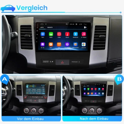 32G Für Mitsubishi Outlander II CWW 2005-2011 Android13 Autoradio CarPlay GPS - Bild 1 von 4