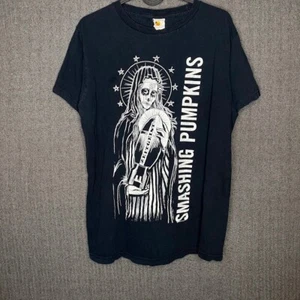 Bay Island Tshirt Men's Medium Black Graphic Print Smashing Pumpkins Zeitgeist - Picture 1 of 6