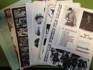 6 Program Lot, Cowboy, Western, TV, Movie Reunion. Signed. - Picture 1 of 24