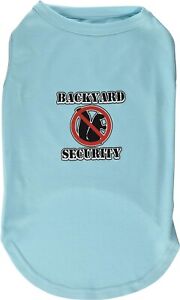 Mirage Pet Products 18-Inch Backyard Security Screen Print Shirts, XX-Large,Aqua