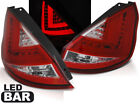 Tail Lights for Ford Fiesta MK7 08-12 Red White LED BAR LTI Light Tube inside LH