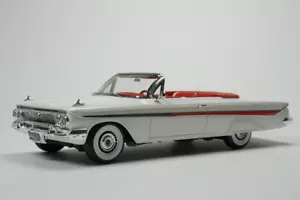 Goldvarg Collection 1961 Chevrolet Impala Convertible. White. - Picture 1 of 11
