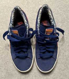 Puma Suede Superman DC Comics Sneakers Youth Size 6C Blue Y2K Streetwear - Picture 1 of 8