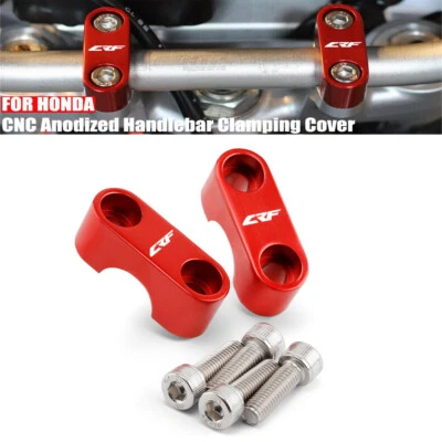 CNC Handlebar Clamping Covers For HONDA CRF 150F 150R 150RB 230F/M/L 250F/R 300L - Image 1 of 4
