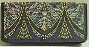 White House Black Market Studded Faille Bag Clutch Purse Handbag NWT - Picture 1 of 3