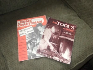 LOTE DE 2 REVISTAS VINTAGE Equipo de herramientas tempranas 1973 The Home Craftsman 1948 - Imagen 1 de 6