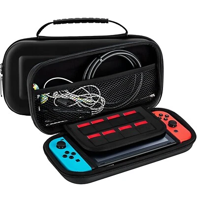 RETOO Tasche für Nintendo Switch Hülle Case Switch OLED Hardcase EVA Travel Case Reto