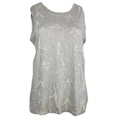 Camiseta sin mangas Lucy para mujer talla M gris suave sin mangas pulóver ligero camiseta de yoga Foto 1 de 4