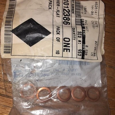 5 Brake Hydraulic Hose Caliper Bolt Washer D2 - Image 1 of 2