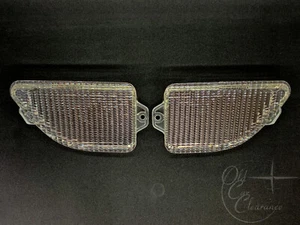 1972-1973 Lincoln Mark IV Reverse Light Lens PAIR (D2LY15514A + D2LY15514B) NEW - Foto 1 di 3