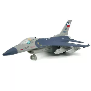 1:72 1985 F16 Fighter Jet Model Diecast Army Military Airplane Toy Gifts Blue - Picture 1 of 11