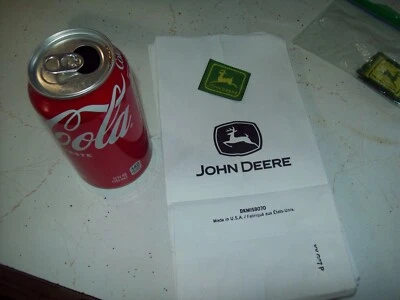 LOTE DE 10 - Sacos de papel John Deere vintage con parche de sombrero extra Foto 1 de 3