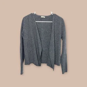 New Scotland gray cardigan sweater size small vintage cropped EUC neutral cute - Picture 1 of 5