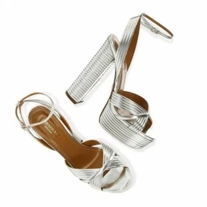New Aquazzura Sundance platform sandals 38.5 $995 - Picture 1 of 16