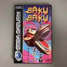 SEGA Saturn Baku Baku (1995) Video Game with Booklet Manual CP