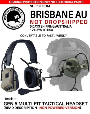 IBDU GEN 5 Tactical Helmet Headset for Walkie Talkie Non-Powered Version - Image 1 of 2