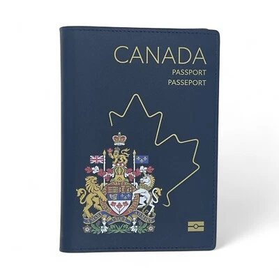 Canada Genuine Leather Crafted Travel Passport Wallet/Holder - Image 1 of 4