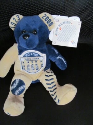 Yankee Stadium Beanie Baby Bear 2008 - Image 1 of 2