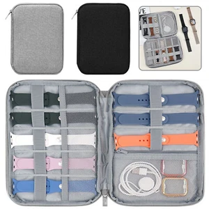 Portable Storage Bag Organizer Cloth Pouch For Apple Watch Bands Strap Bracelet - Picture 1 of 15