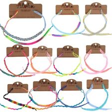 Woven Braided Handmade String Thread Festival Matching Friendship Bracelets