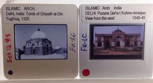 Tomb Of Ghiyath Al-Din Tughluq: 2 35mm Slides- Indian Islamic Architecture - Picture 1 of 5