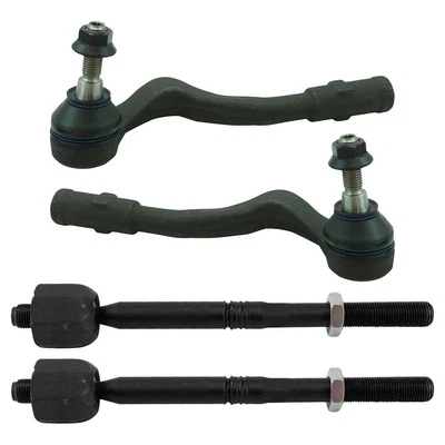 TRQ PSA44070 Steering Tie Rod End Kit For Audi Q5 13-17 Front Outer Inner Foto 1 de 4