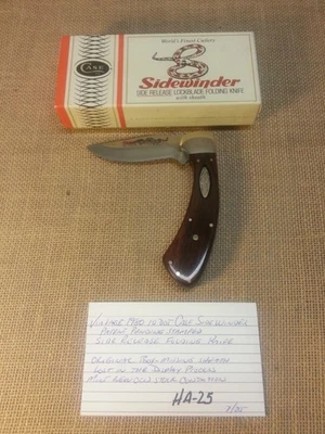 Cuchillo de liberación lateral Case XX Sidewinder de 10 puntos pat pendiente excepcional nuevo en stock Foto 1 de 4