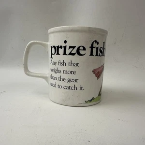 Taza de café Prize Fish Barba y Mckies 1984 vintage con mango - Imagen 1 de 7