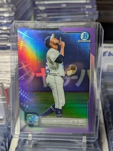 2022 Bowman NPB Nippon Professional Baseball Chrome Purple /10 Raidel Martinez - Picture 1 of 2
