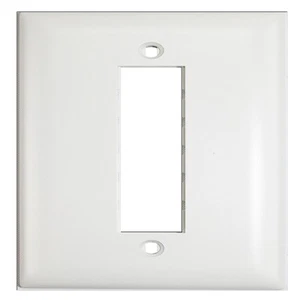 PASS & SEYMOUR TPD3-W SINGLE GANG WALL FACE PLATE WHITE - Picture 1 of 1