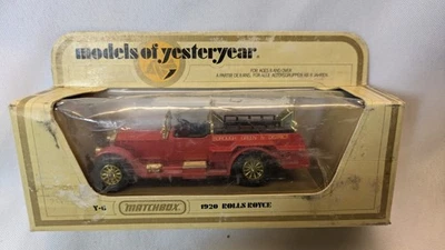 Matchbox Models of Yesteryear Y-6  1920 Rolls Royce Fire Engine - Image 1 of 4
