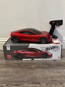 Hot Wheels Tesla Roadster Remote Control RC Car 1:10 Scale - Picture 1 of 4