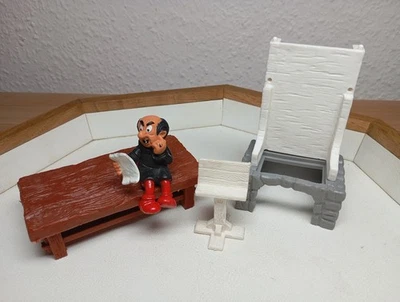 Schleich Schlümpfe Gargamels Labor - 40601 - lab Tisch Kamin Mensch Zauberer - Bild 1 von 3