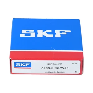 6208-2RS1/W64 SKF 40 x 80 x 18 mm DEEP GR. BALL SINGLE ROW - Bild 1 von 3