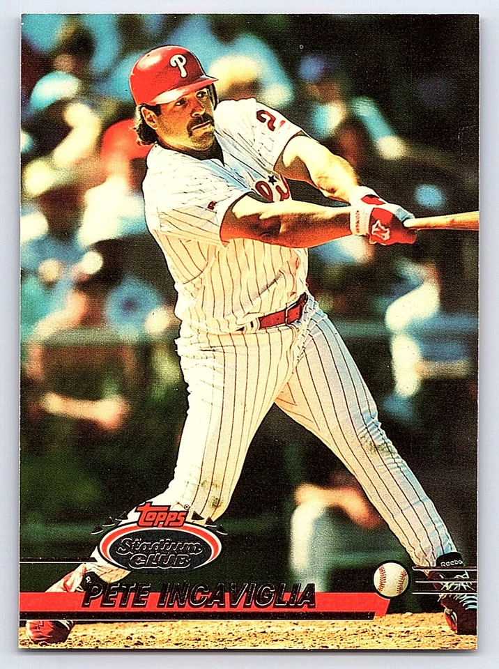 1993 Stadium Club #636 Pete Incaviglia Philadelphia Phillies - Image 1 of 2