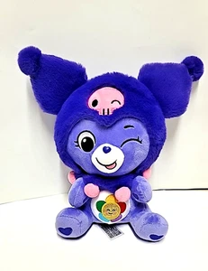 Peluche Kuromi x Harmony Bear Hello Kitty X Care Bears Sanrio viola 11" 2024 - Foto 1 di 8