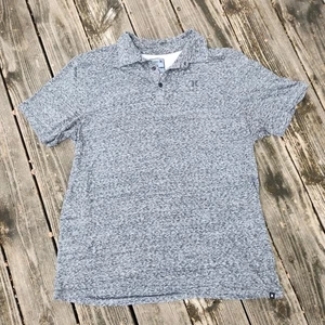 Hurley Mens Polo Shirt: Size XL, Heathered Dark Gray, Short Sleeve - Picture 1 of 5