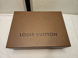 Louis Vuitton  Authentic Gift Box 13.25 x 9.75 x 4.5  Empty Box Brown Vintage - Picture 1 of 14
