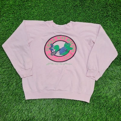 Sudadera vintage años 80 Turtle-Bay Country-Club Hawaii para mujer L 21x19  Foto 1 de 4