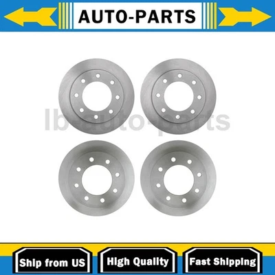 Rotor de freno de disco delantero trasero 4 piezas para Chevrolet Suburban 2500 2000-2007 6,0 L Foto 1 de 4