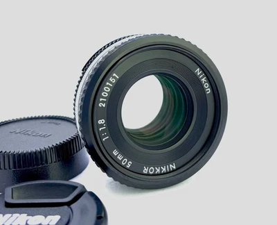 [T COMO NUEVO] Lente Nikon Ai-s AIS Nikkor 50 mm f/1,8 MF Pancake para FE2... - Imagen 1 de 4