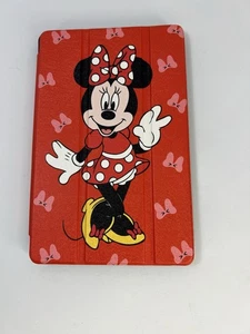 Minnie Mouse Tablet Case Samsung Tab A7 Lite - Red  Tri-Fold Tablet Case  - Picture 1 of 7