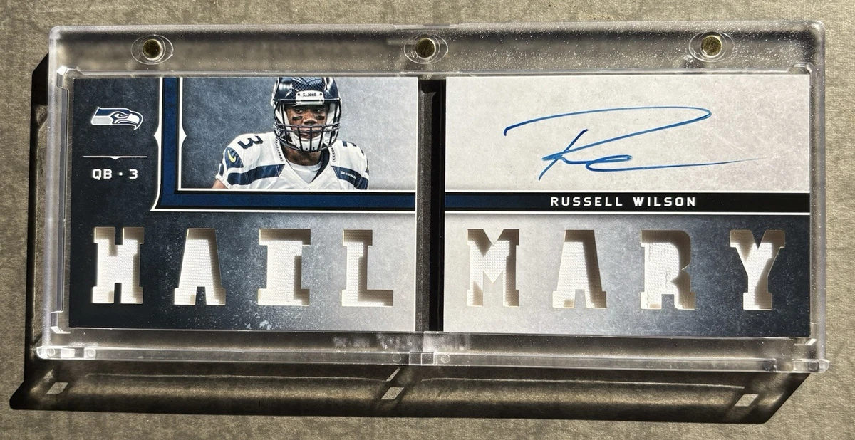 Russell Wilson Autograph Football Trading Cards for sale | eBay