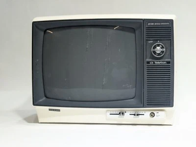 Teleton Tw-12bs British Single Standard Vintage Gaming Crt Tv No power  - Image 1 of 4