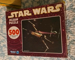 Star Wars 1977 vintage Space Battle Puzzle 1st issue 500 pc 70's 924 - Picture 1 of 1