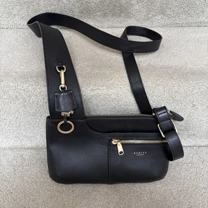 RADLEY pocket icon BLACK Crossbody Bag. RRP £179 preloved with dust bag - Picture 1 of 22